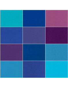 Fat Quarter Bundels Kona - Pauw 2