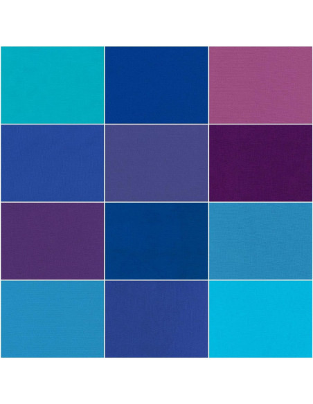 Fat Quarter Bundels Kona - Pauw