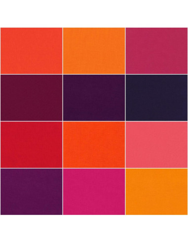 Fat Quarter Bundels Kona - Paradijsvogels