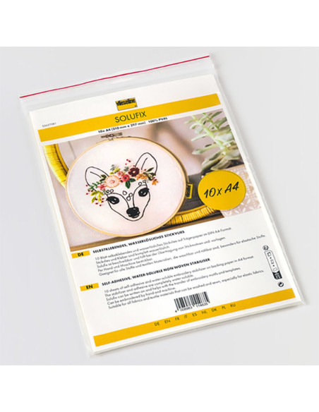 Set van 10 A4-vellen Vlieseline Solufix