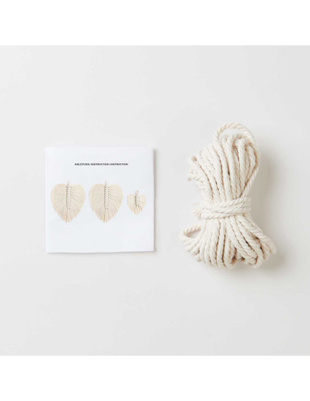 Macramé kit - Bladeren