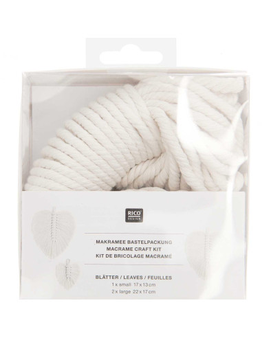 Macramé kit - Bladeren