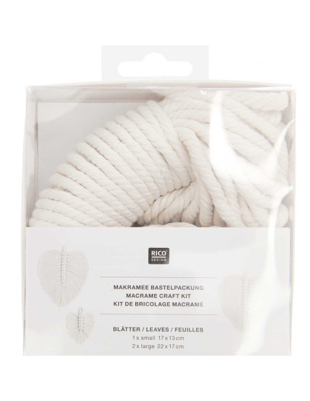 Macramé kit - Bladeren
