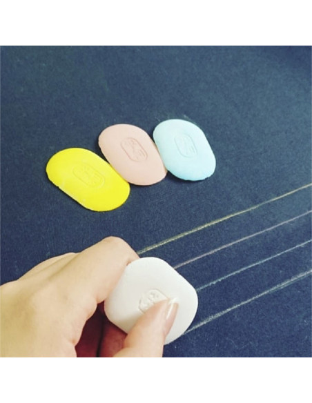 Doos met 10 ovale en fijne Japanse kleermakerskrijtjes