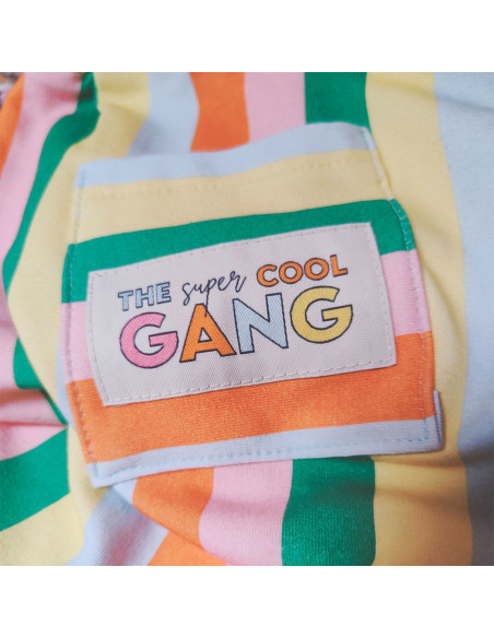 Set van 6 geweven labels - The super cool GANG