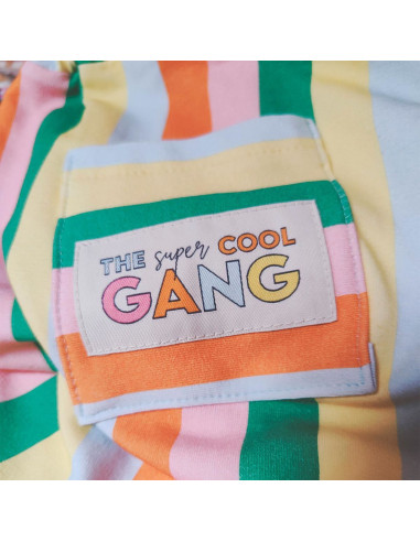 Set van 6 geweven labels - Mix recreatie