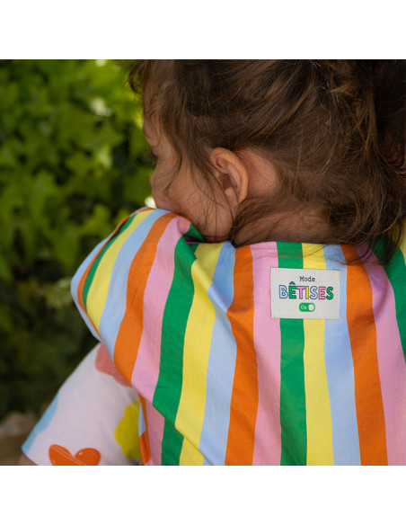 Set van 6 geweven labels - Mix recreatie