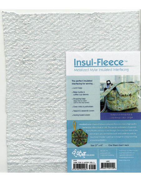 Isolerende thermische aluminiumfolie zilver - 68 cm x 114 cm