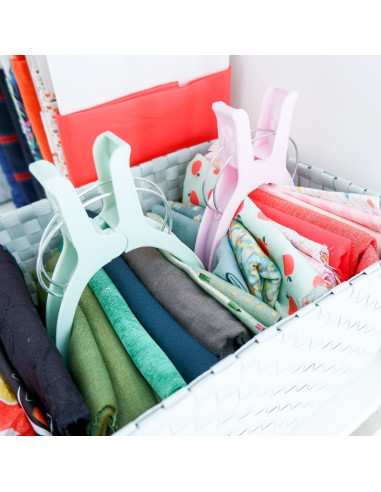 Set van 6 extra grote Jumbo quiltklemmen Madam Sew