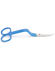 Linkshandige borduurschaar met dubbele kromming 15 cm