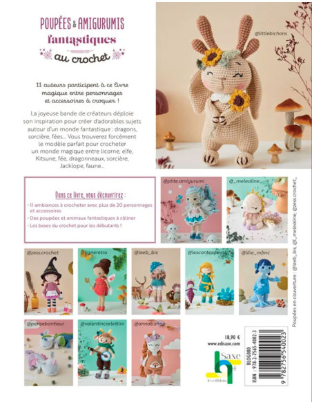 Boek over fantastische poppen & amigurumi's haken