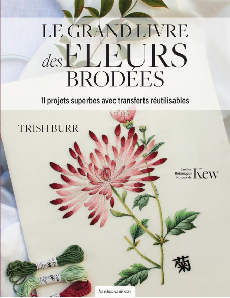 Boek het grote boek van geborduurde bloemen