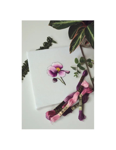 Boek het grote boek van geborduurde bloemen