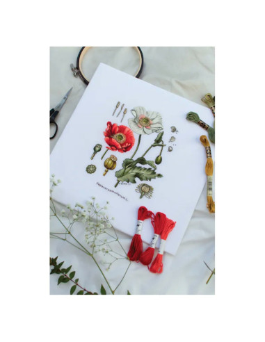 Boek het grote boek van geborduurde bloemen