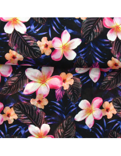Polyester voile stof - Jungle night
