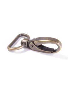 Metalen karabijnhaak 25 mm - Brons