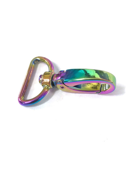 Metalen karabijnhaak 25 mm - Regenboog