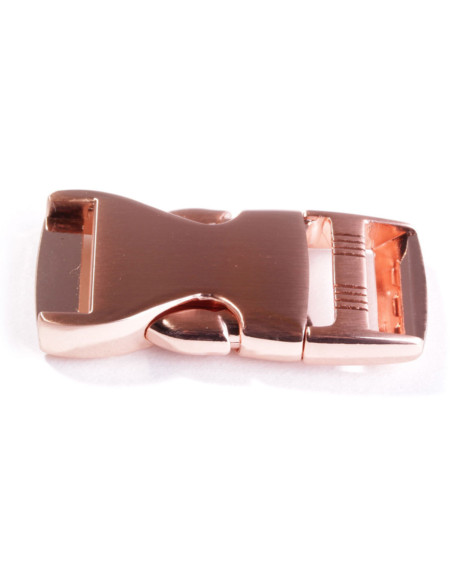 Metalen bananengesp 25 mm - Roségoud