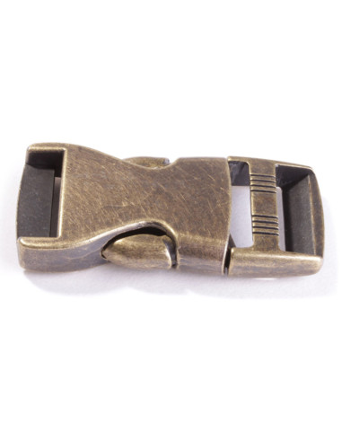 Metalen bananengesp 25 mm - Brons