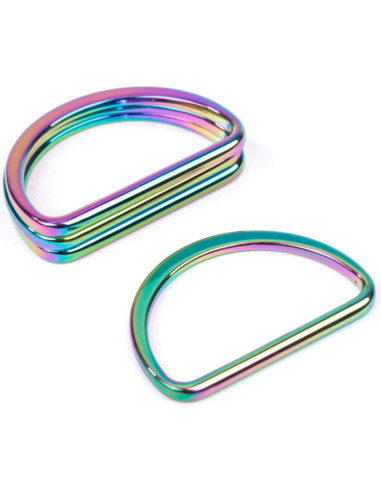 D-ring 25 mm - Regenboog
