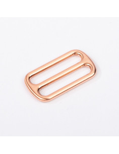Metalen schuifgesp - Roségoud 25 mm