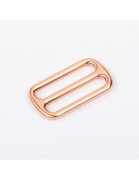 Metalen schuifgesp - Roségoud 25 mm