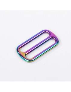 Metalen schuifgesp - Regenboog 25 mm