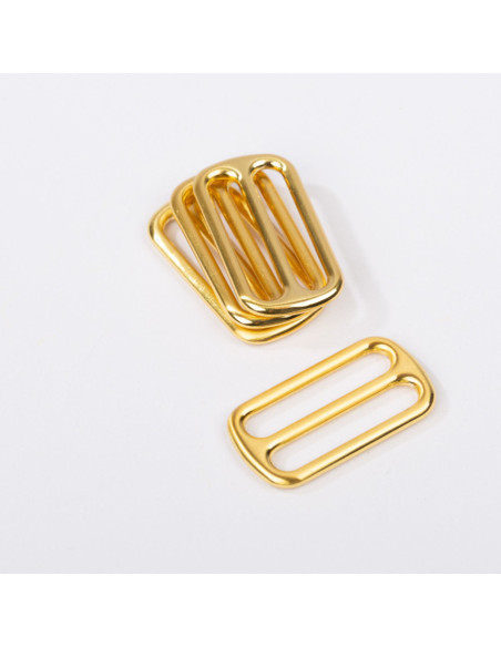 Metalen schuifgesp - Goud 40 mm