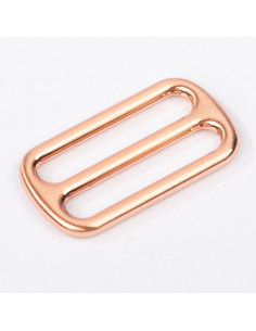 Metalen schuifgesp - Roségoud 40 mm