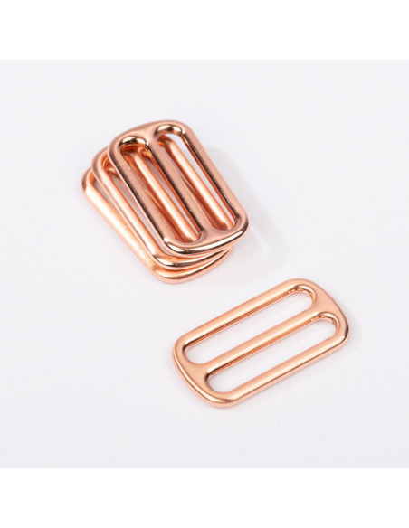 Metalen schuifgesp - Roségoud 40 mm