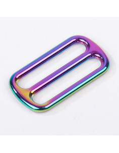 Metalen schuifgesp - Regenboog 40 mm