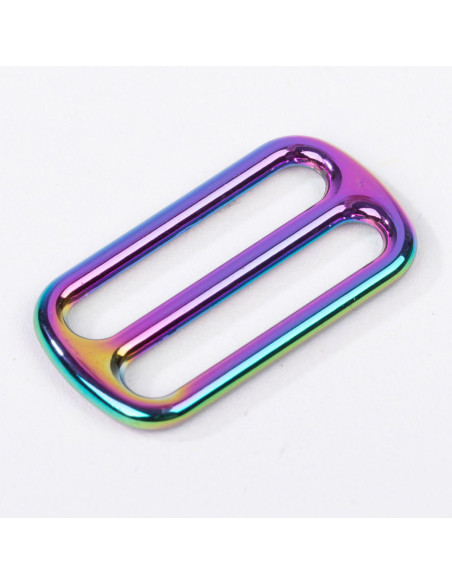 Metalen schuifgesp - Regenboog 40 mm
