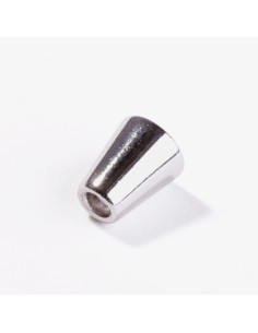 Metalen beluiteinde voor koorden - Zilver