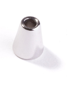 Metalen beluiteinde voor koorden - Zilver 2
