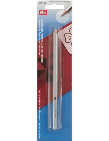 Wateruitwisbare zilveren markeerstift