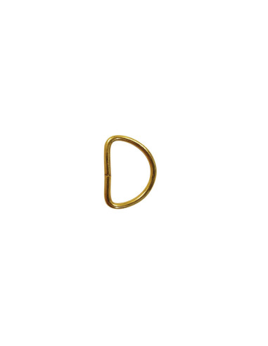 D-ring 16 mm - Goud