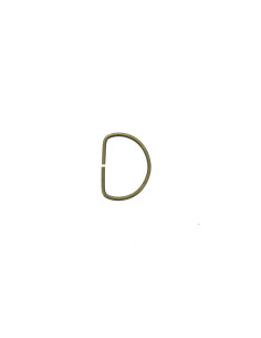 D-ring 16 mm - Brons