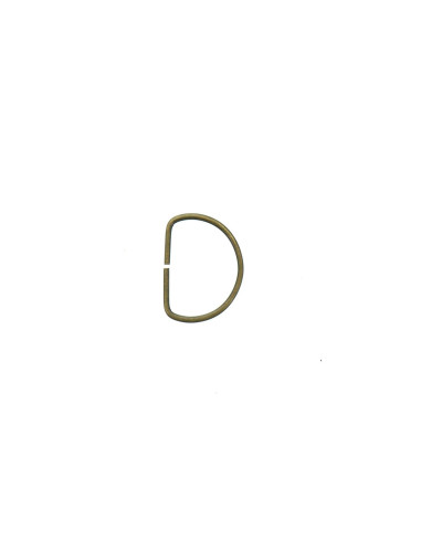 D-ring 16 mm - Brons