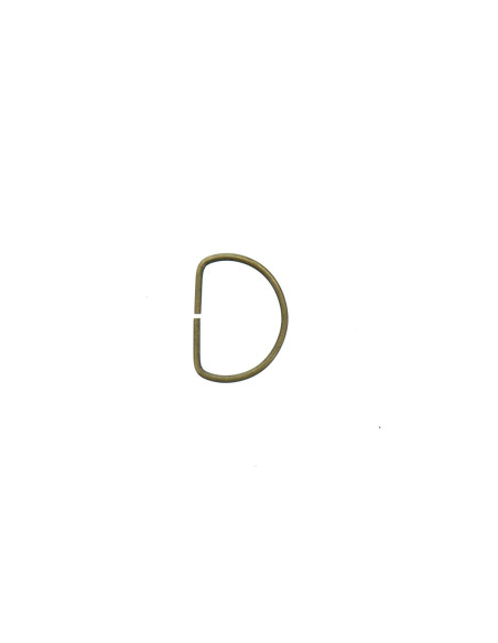 D-ring 16 mm - Brons