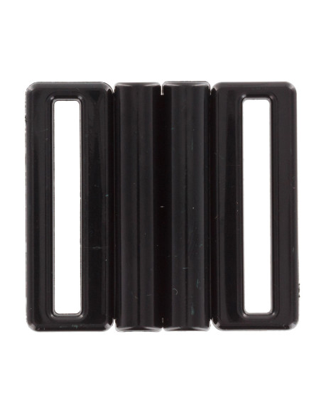 Clips voor het vastmaken van badpakbandjes - Zwart - 40 mm