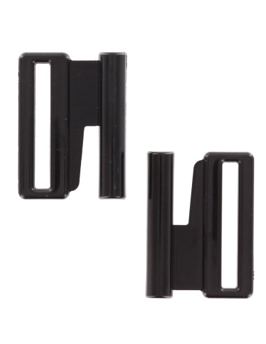 Clips voor het vastmaken van badpakbandjes - Zwart - 40 mm