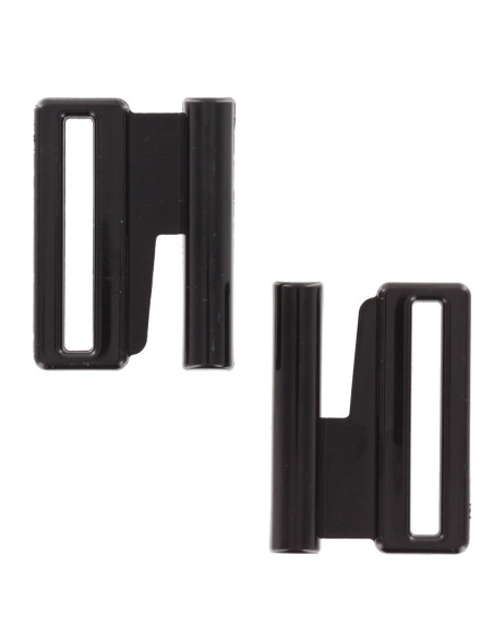 Clips voor het vastmaken van badpakbandjes - Zwart - 40 mm