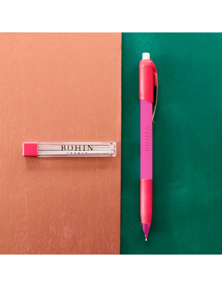 Extra fijne vulpotlood krijtstift Bohin - Roze potlood