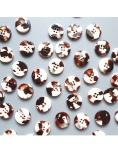 Pakket van 15 knopen in biohars 15 mm 4 gaten - Wuthering 2