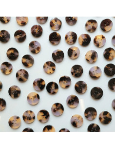 Pakket van 15 knopen in biohars 15 mm 4 gaten - Beguiled 2