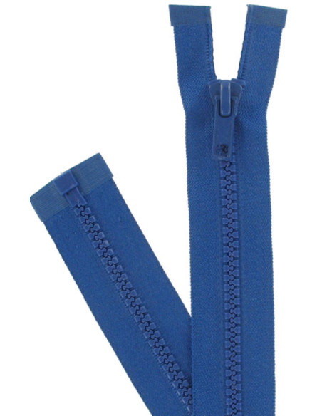 Scheidbare synthetische ritssluiting - Bugatti blauw