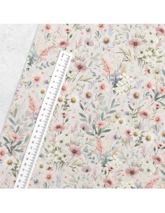 Premium katoenen stof - Delicate bloem 2