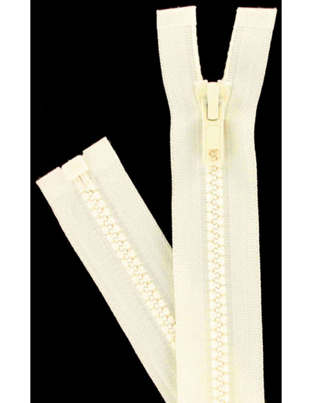 Scheidbare synthetische ritssluiting - Off-white