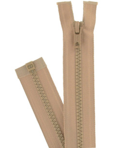 Scheidbare synthetische ritssluiting - Antilope beige