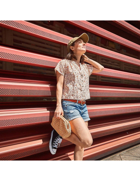 Okinawa blouse of jurk patroon - Ikatee